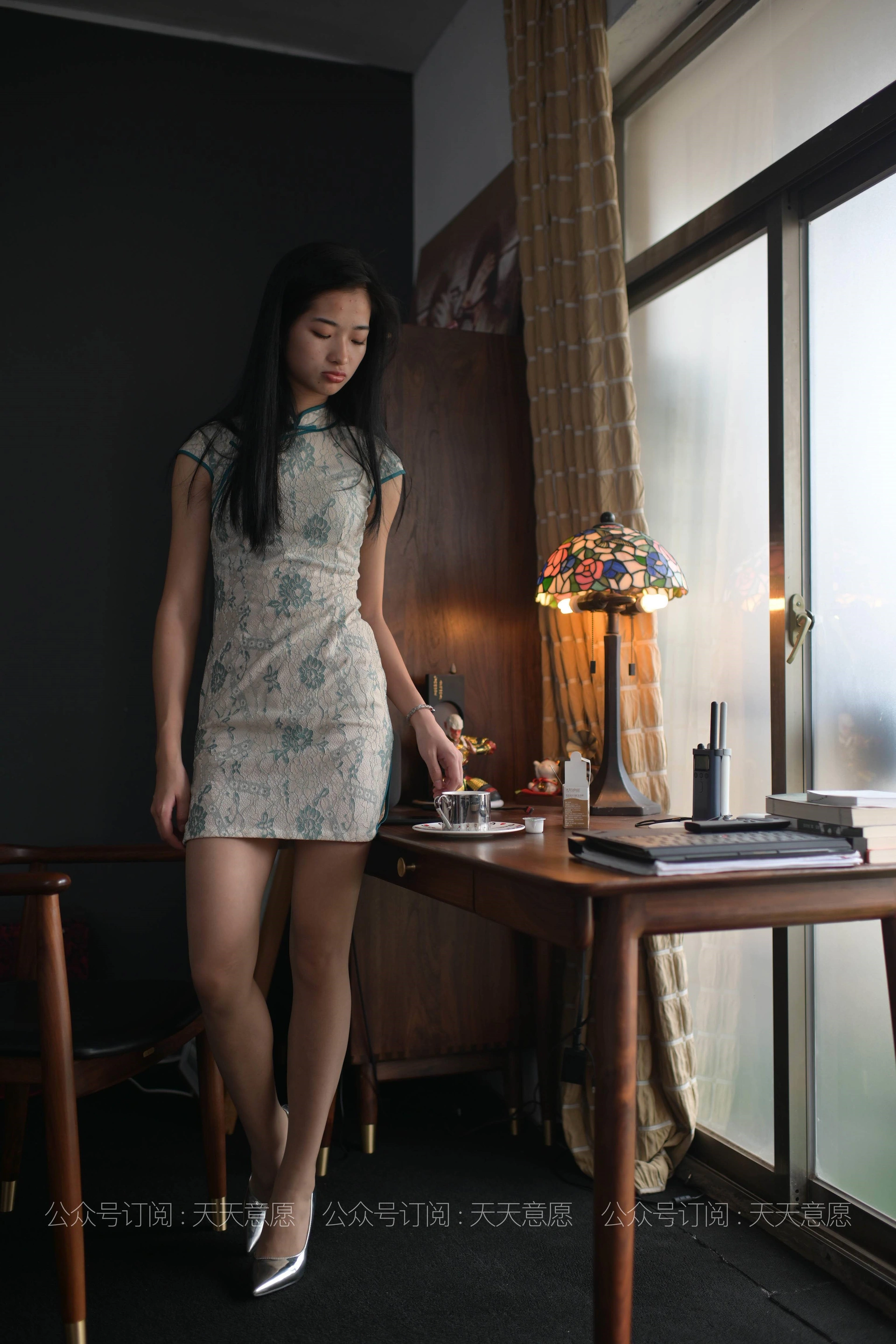 [IESS异思趣向] 2021.04.25 丝享家788:宁宁《爱看书的旗袍美女》 3