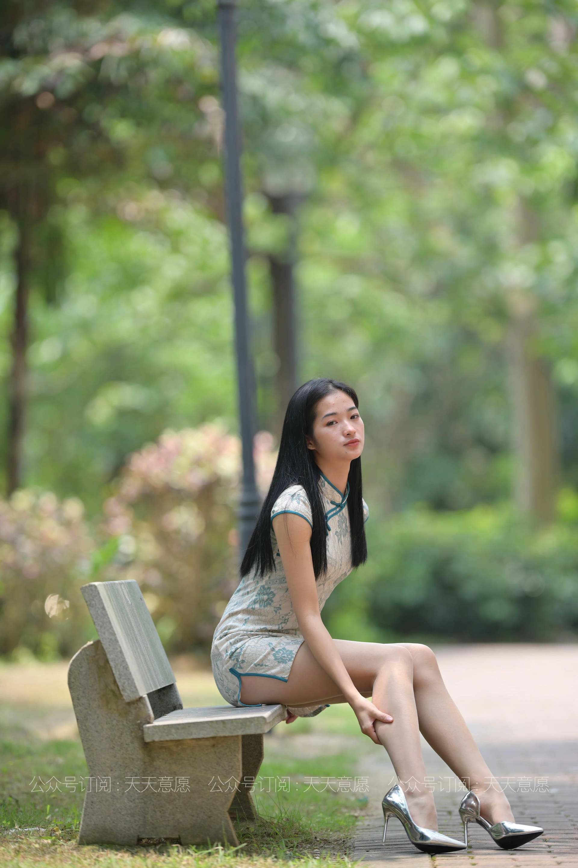 [IESS异思趣向] 2021.05.04 丝享家796:宁宁《绿荫旗袍秀》 2